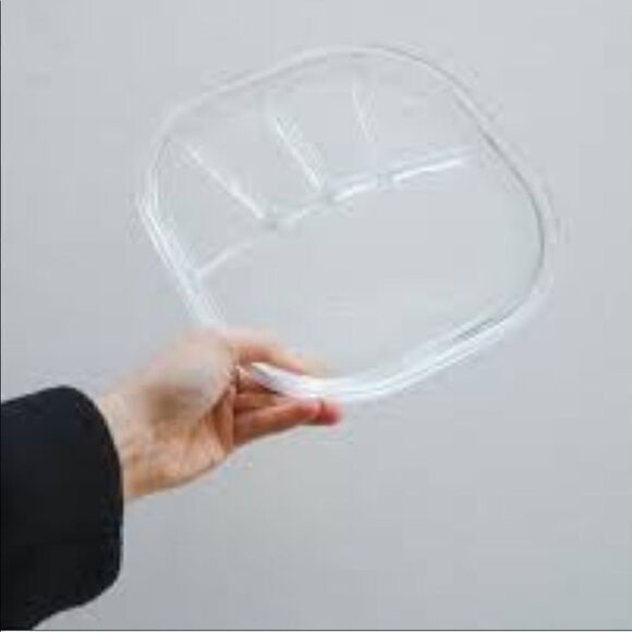 Mid Century Modern 1960’s Joe Columbo for Arno Italy divided glass fondue plates - Picture 1 of 3